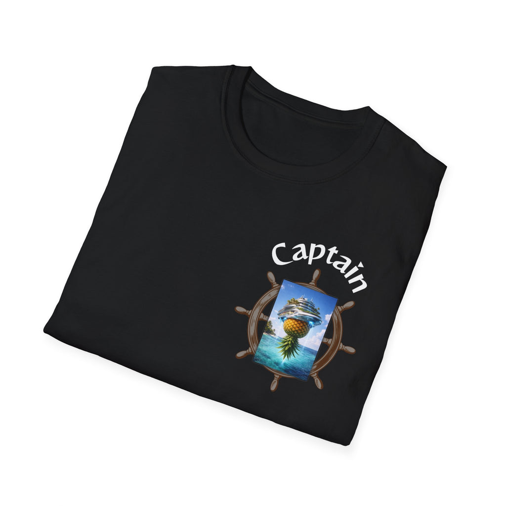 Futuristic Captain Pineapple Cruise T-Shirt