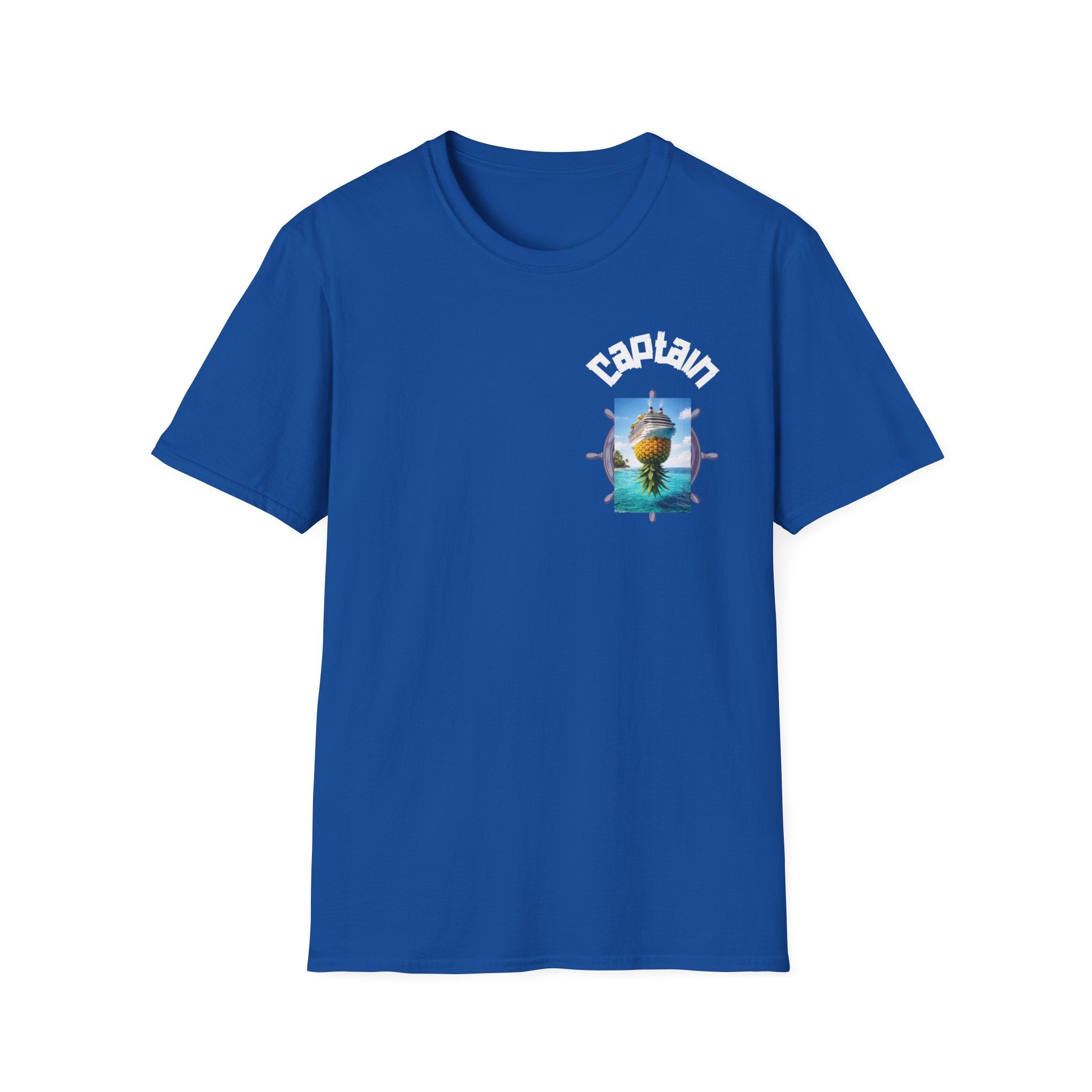 OG Captain Pineapple Beach T-Shirt — Tropical Nautical Graphic Tee