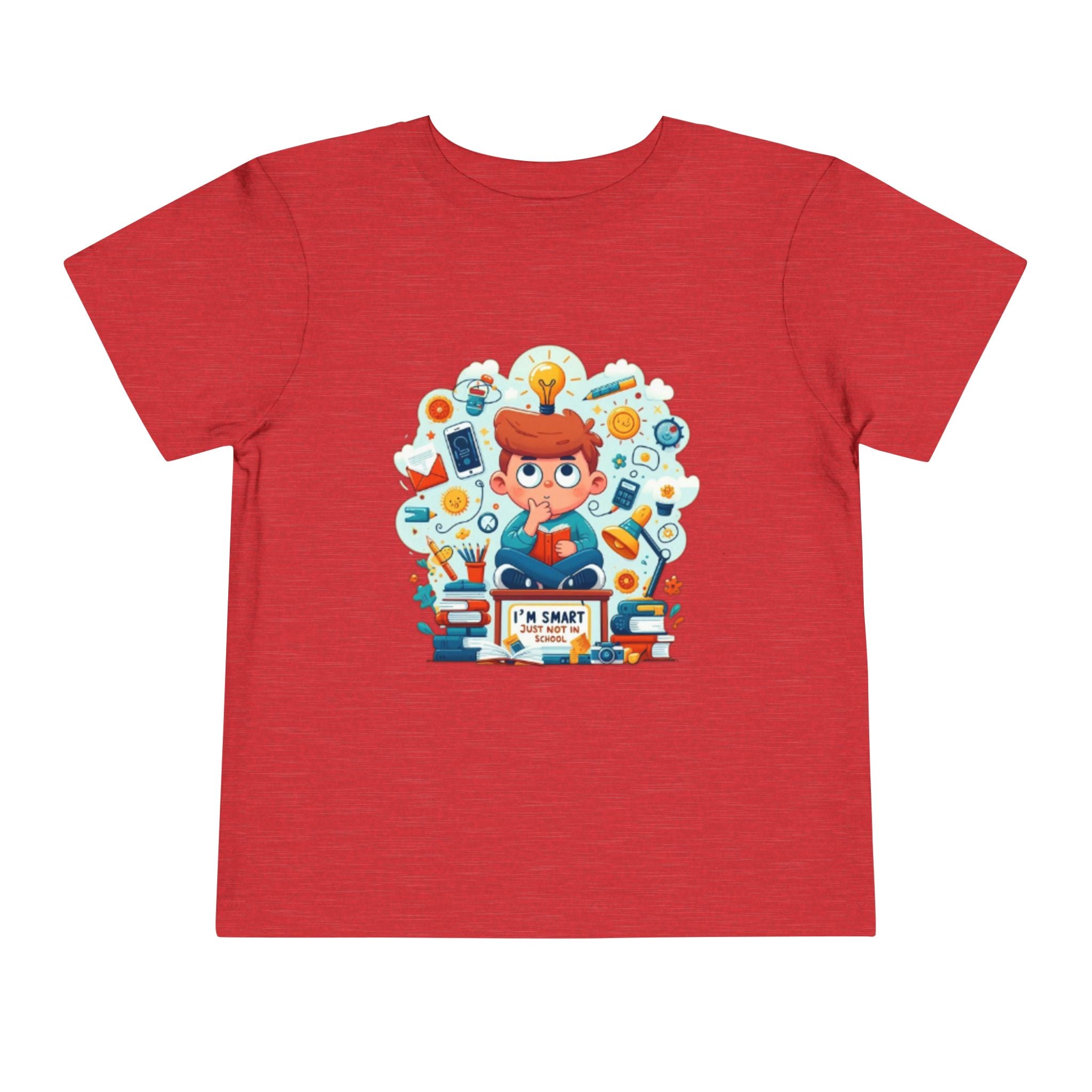 Smart Kid Toddler Tee — "I’m Smart" Back-to-School Shirt