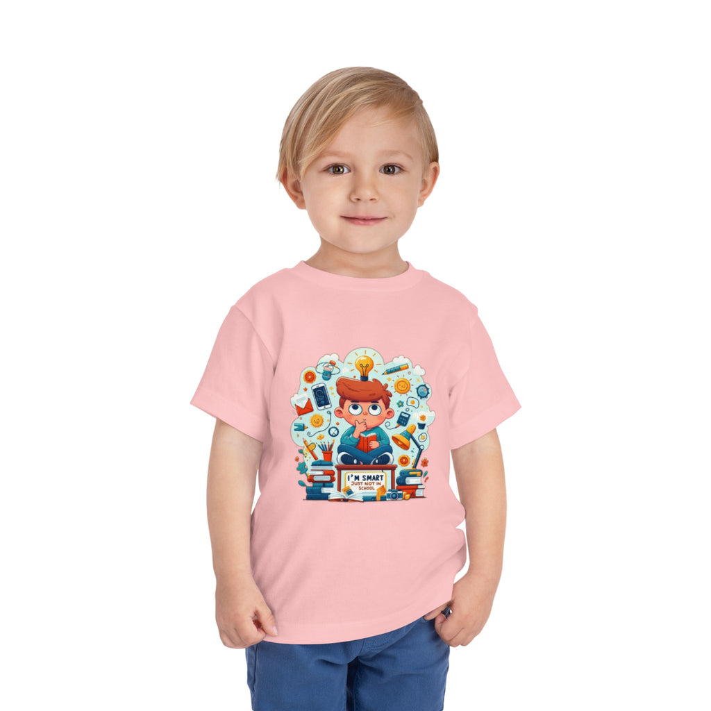 Smart Kid Toddler Tee — "I’m Smart" Back-to-School Shirt