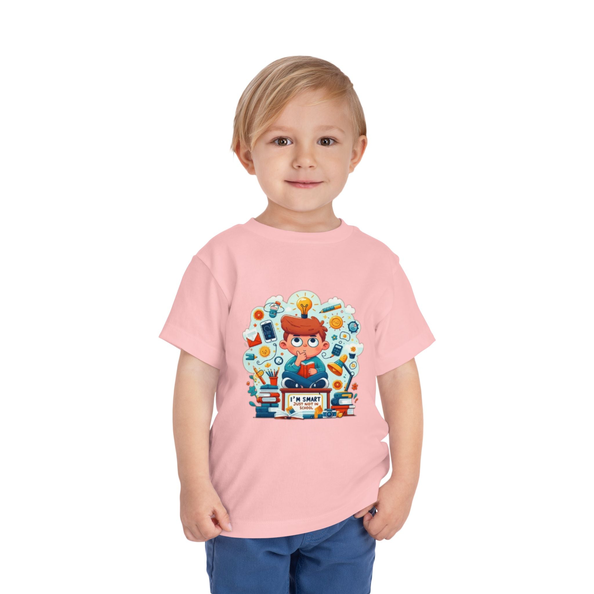 Smart Kid Toddler Tee — "I’m Smart" Back-to-School Shirt