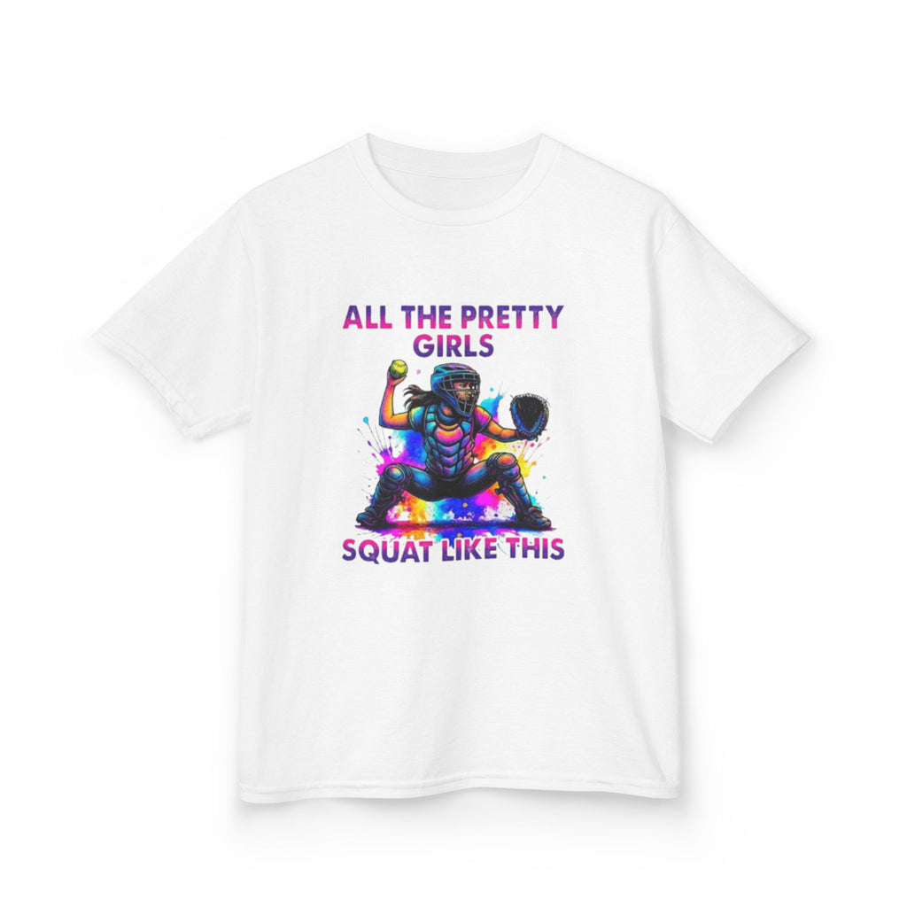 Softball Girl Kids Tee — Perfect Gift for Young Players