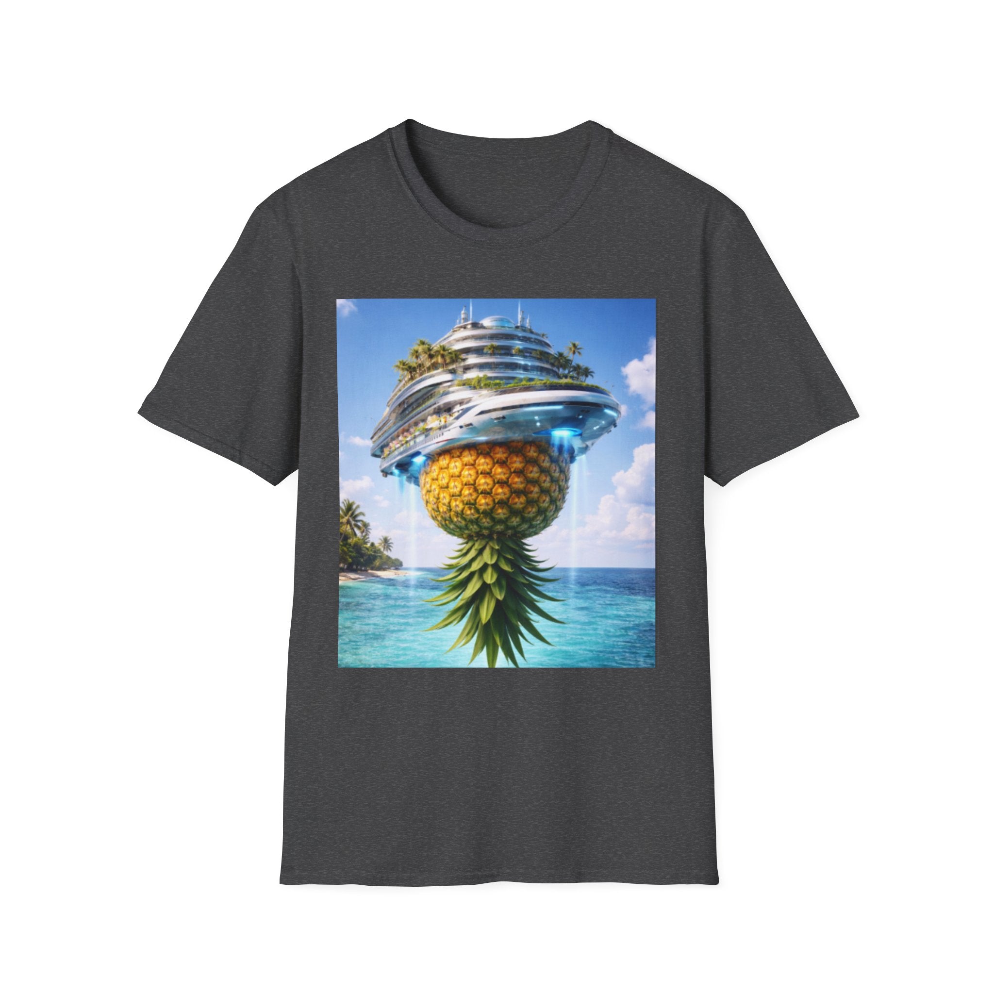 Futuristic Pineapple Cruise T-Shirt — Fun Exclusive Cruise Tee