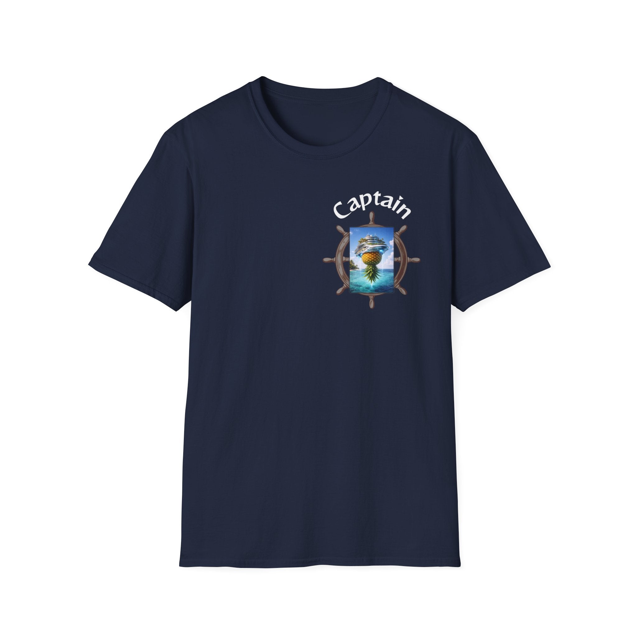 Futuristic Captain Pineapple Cruise T-Shirt