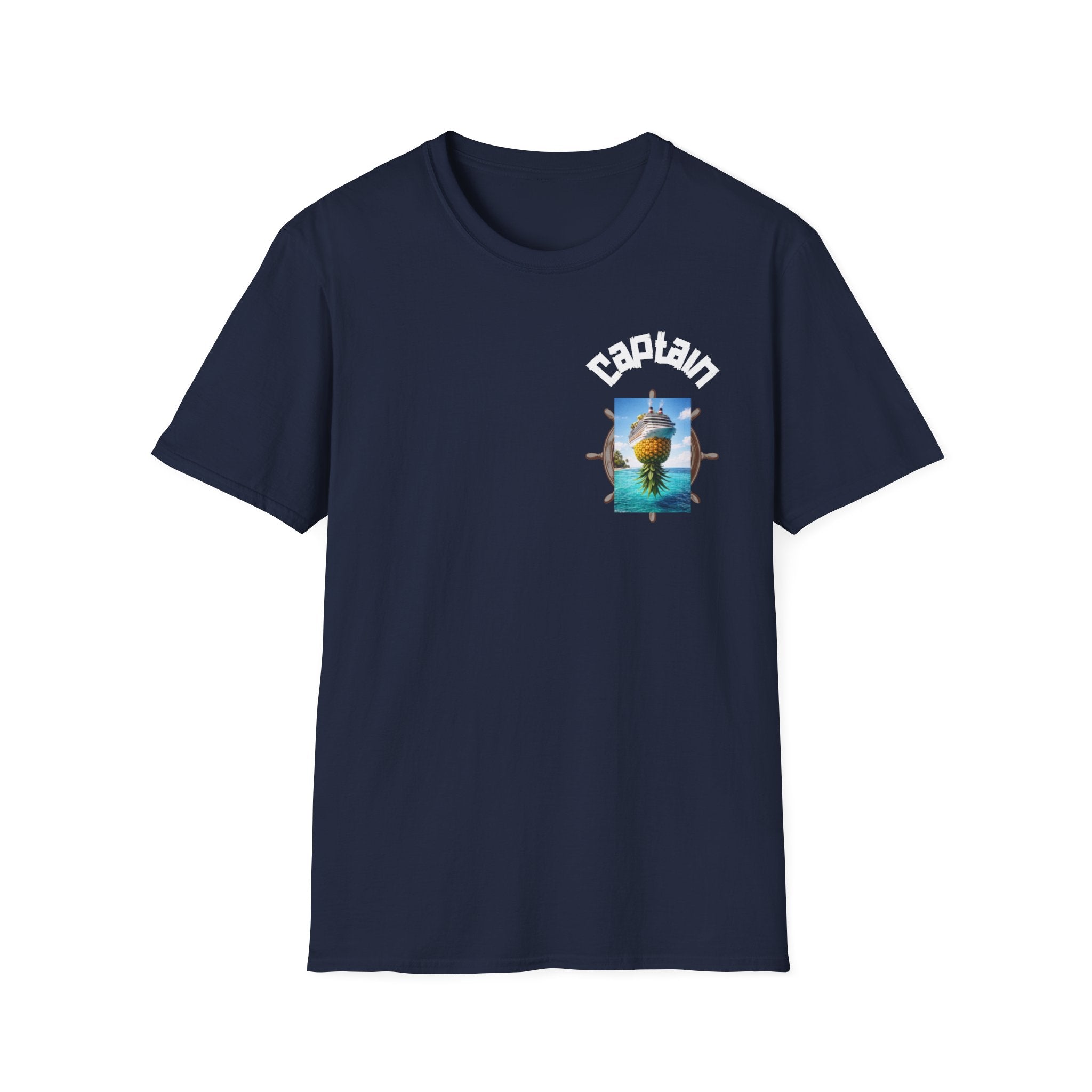 OG Captain Pineapple Beach T-Shirt — Tropical Nautical Graphic Tee