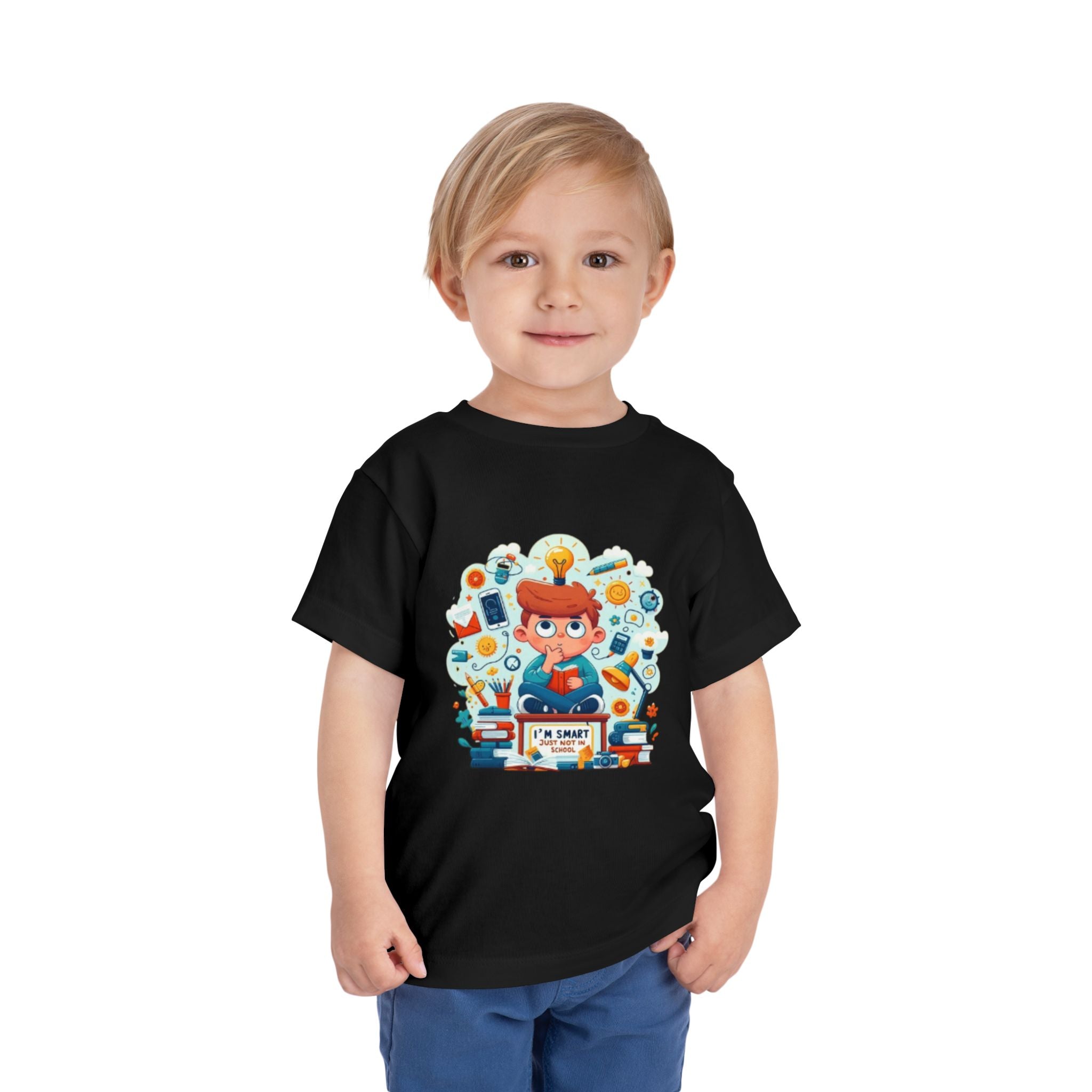 Smart Kid Toddler Tee — "I’m Smart" Back-to-School Shirt
