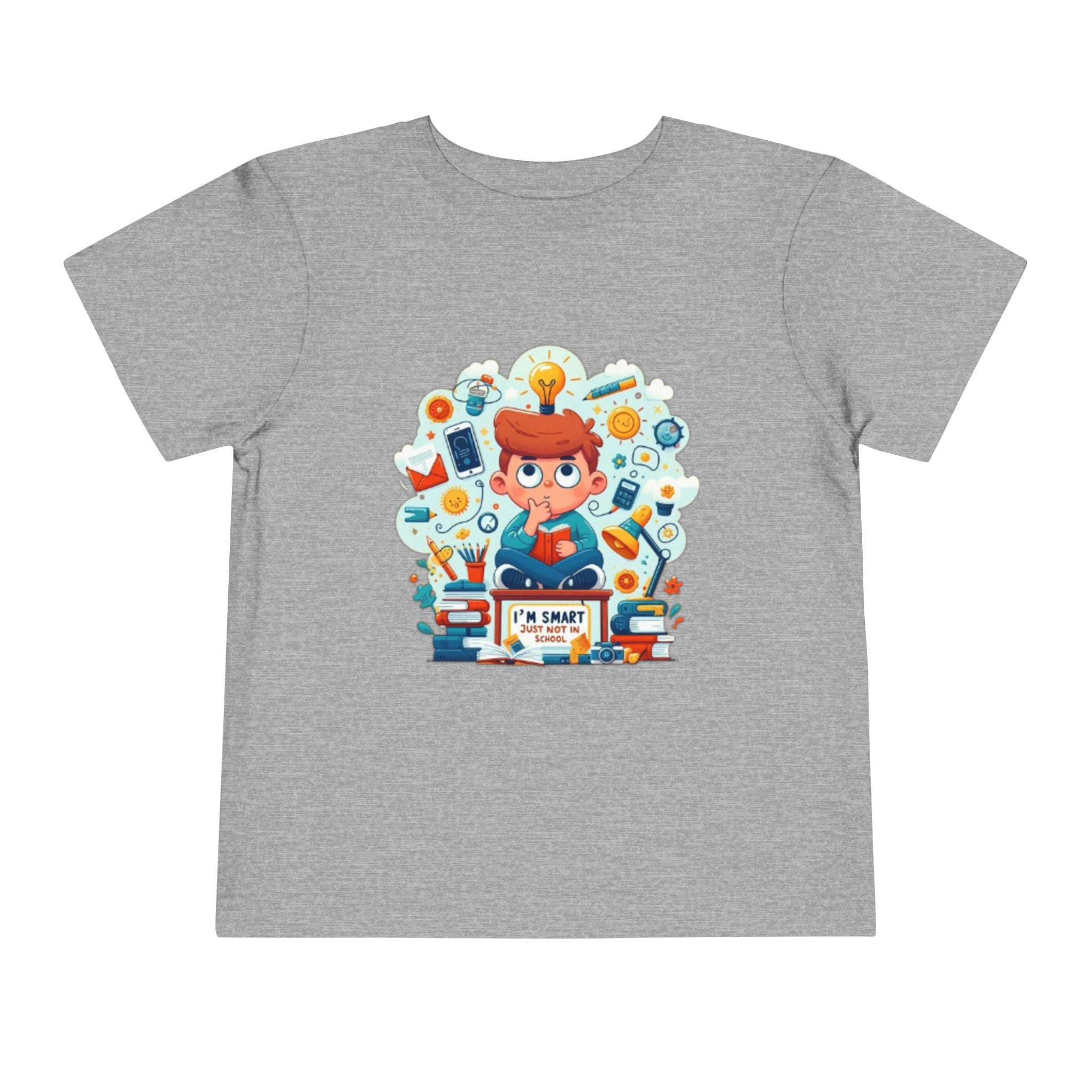 Smart Kid Toddler Tee — "I’m Smart" Back-to-School Shirt