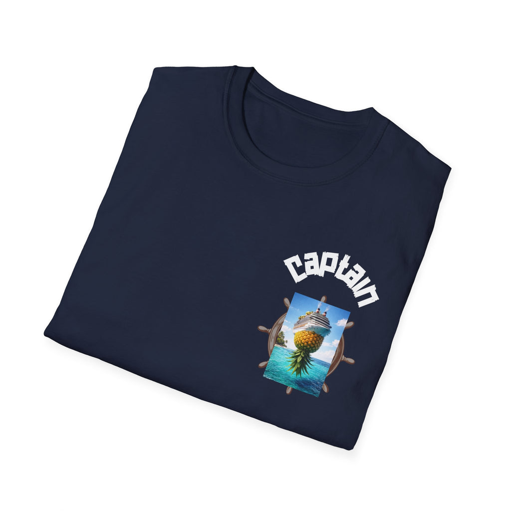 OG Captain Pineapple Beach T-Shirt — Tropical Nautical Graphic Tee