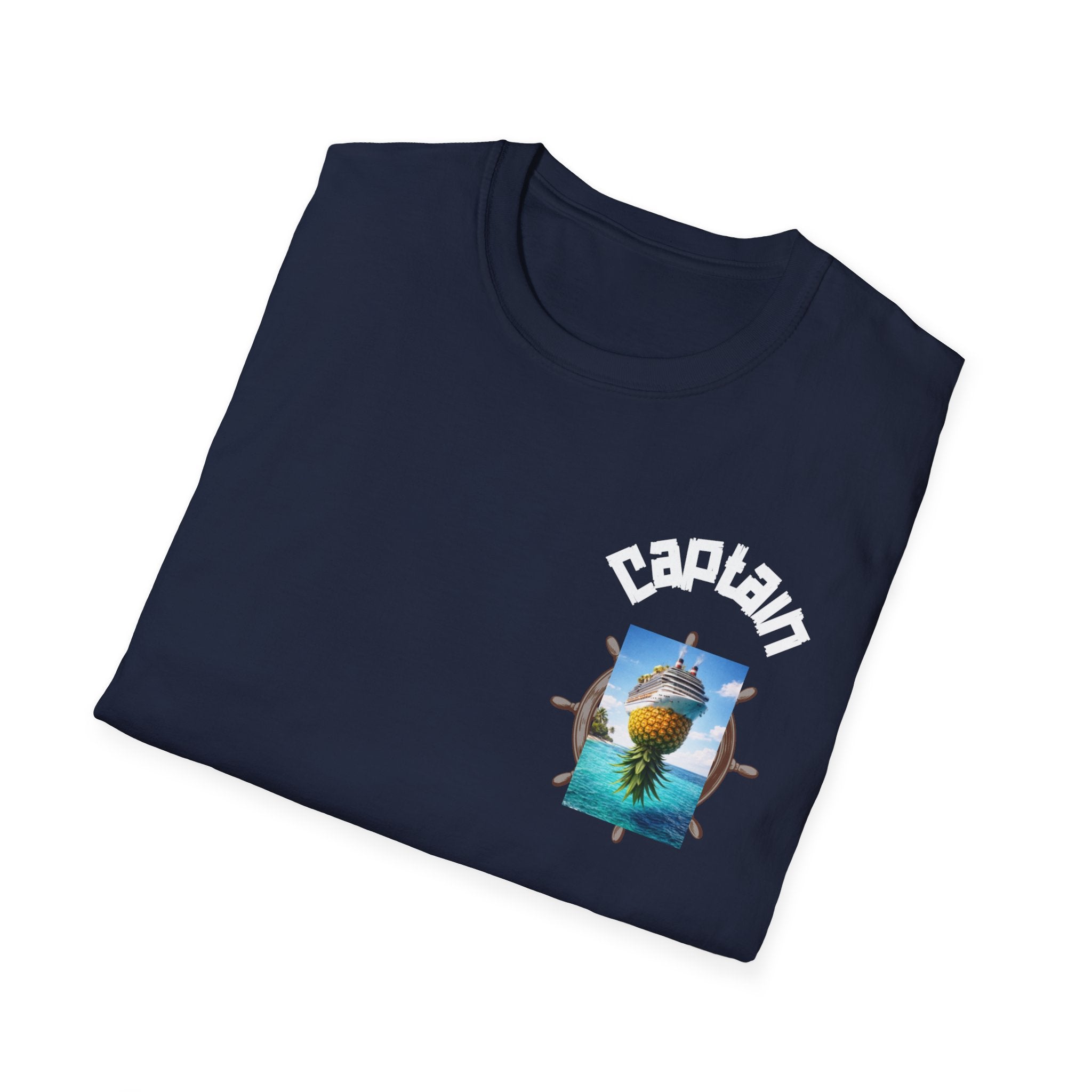 OG Captain Pineapple Beach T-Shirt — Tropical Nautical Graphic Tee