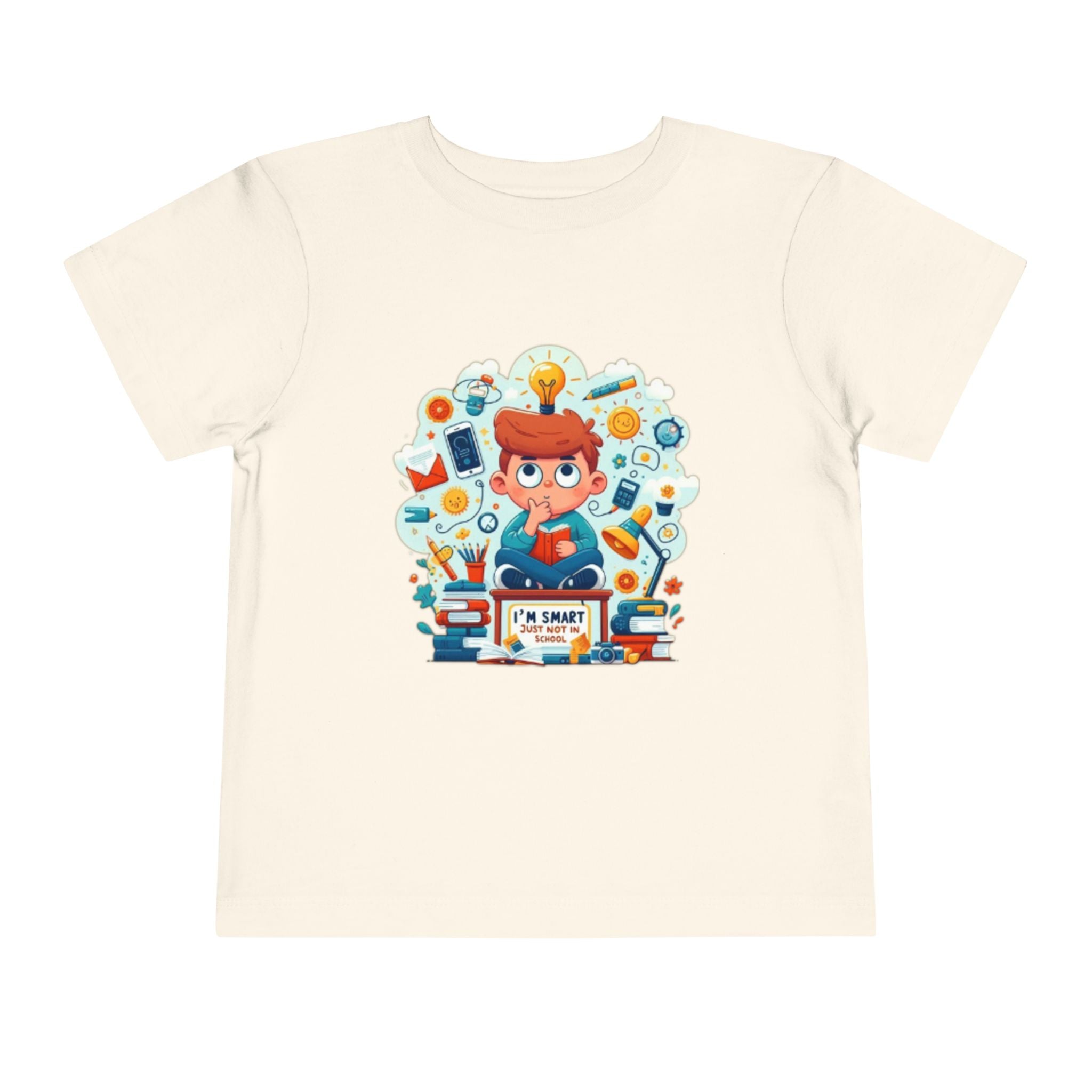 Smart Kid Toddler Tee — "I’m Smart" Back-to-School Shirt