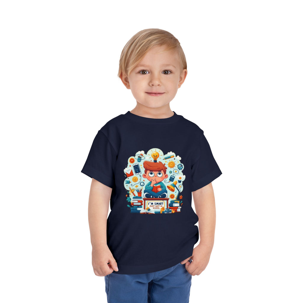 Smart Kid Toddler Tee — "I’m Smart" Back-to-School Shirt