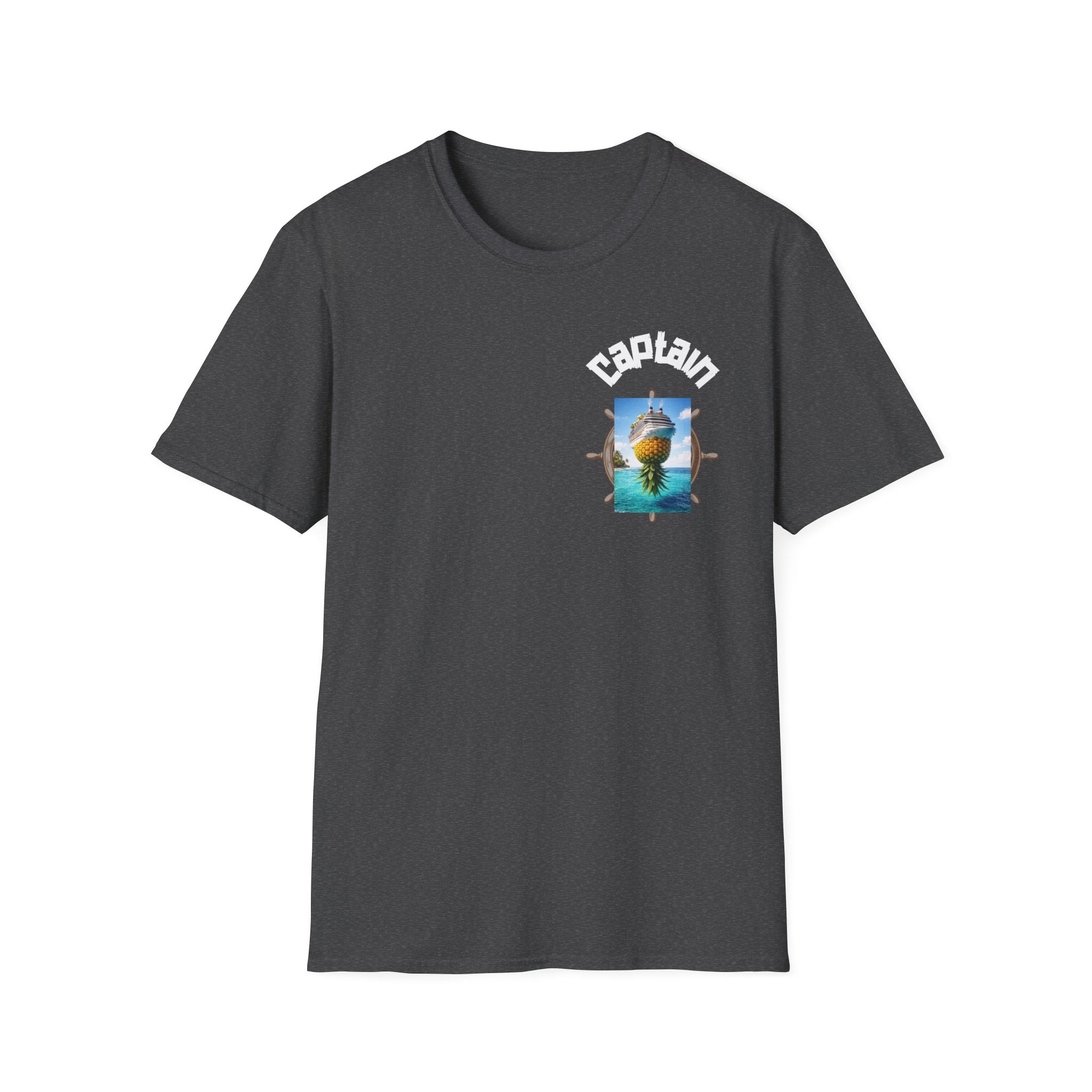 OG Captain Pineapple Beach T-Shirt — Tropical Nautical Graphic Tee