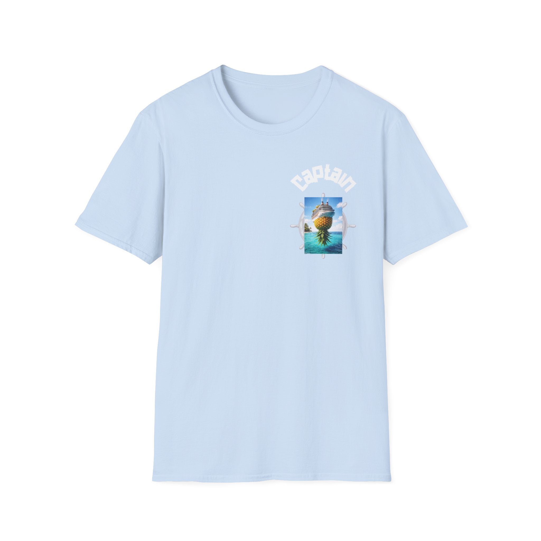 OG Captain Pineapple Beach T-Shirt — Tropical Nautical Graphic Tee