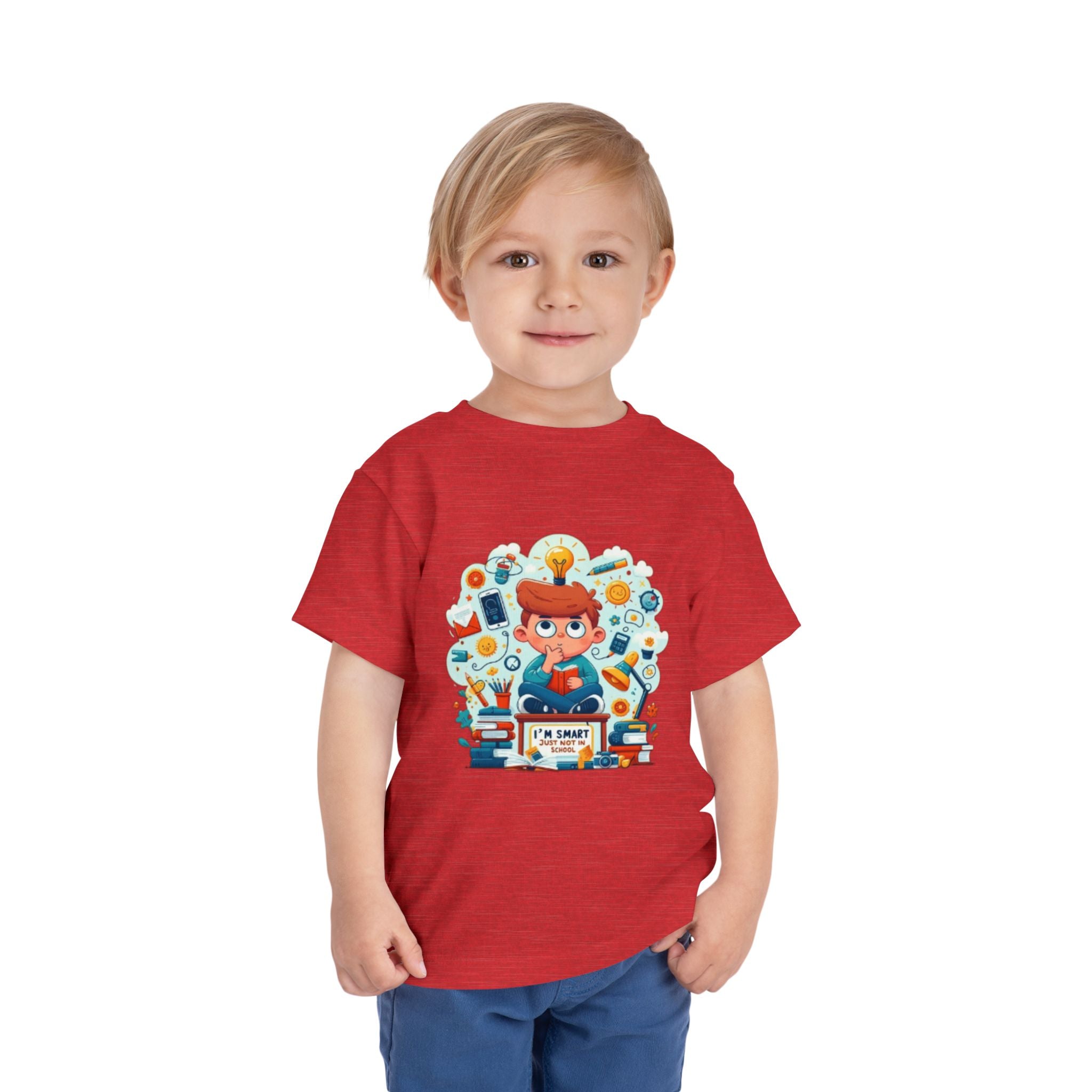 Smart Kid Toddler Tee — "I’m Smart" Back-to-School Shirt