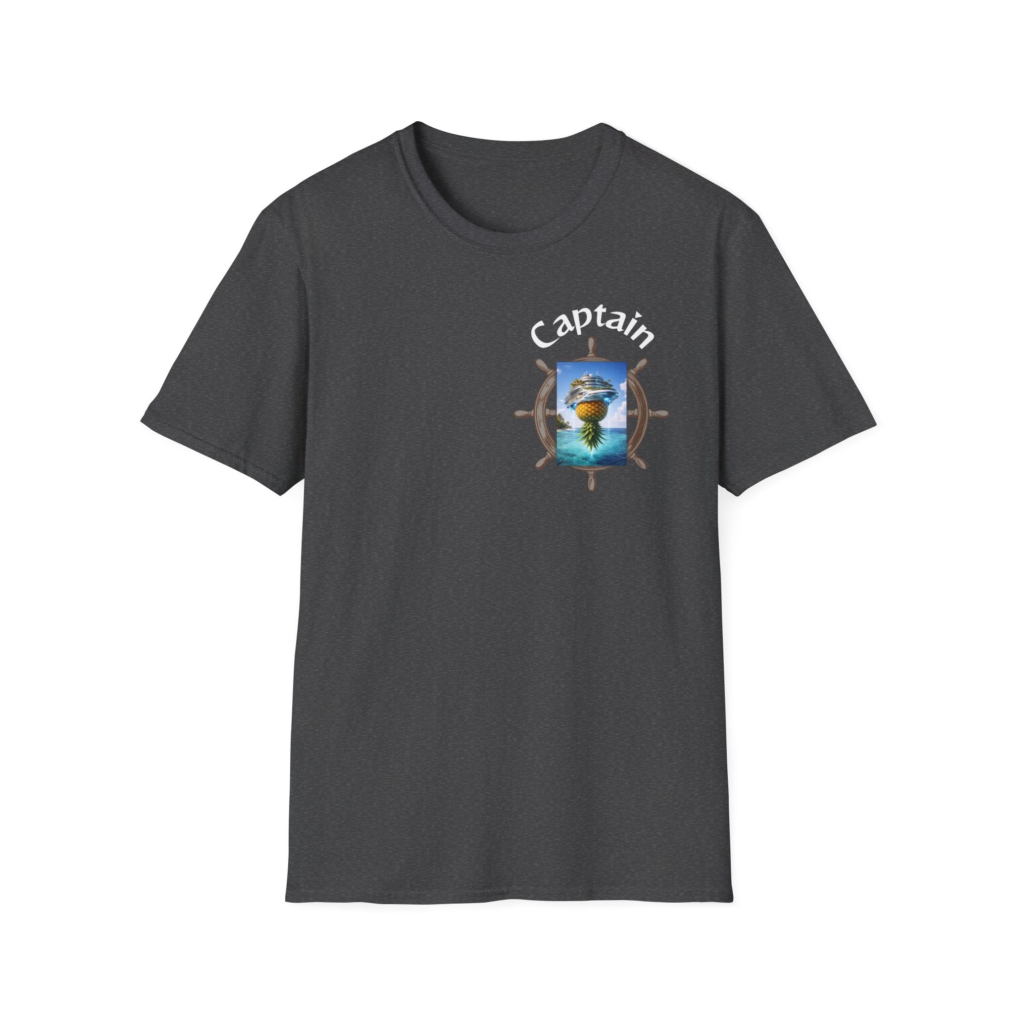 Futuristic Captain Pineapple Cruise T-Shirt