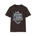 Glitch Aesthetic T-Shirt — “I’ve Already Lived the Glitches” Tech Futurist Tee