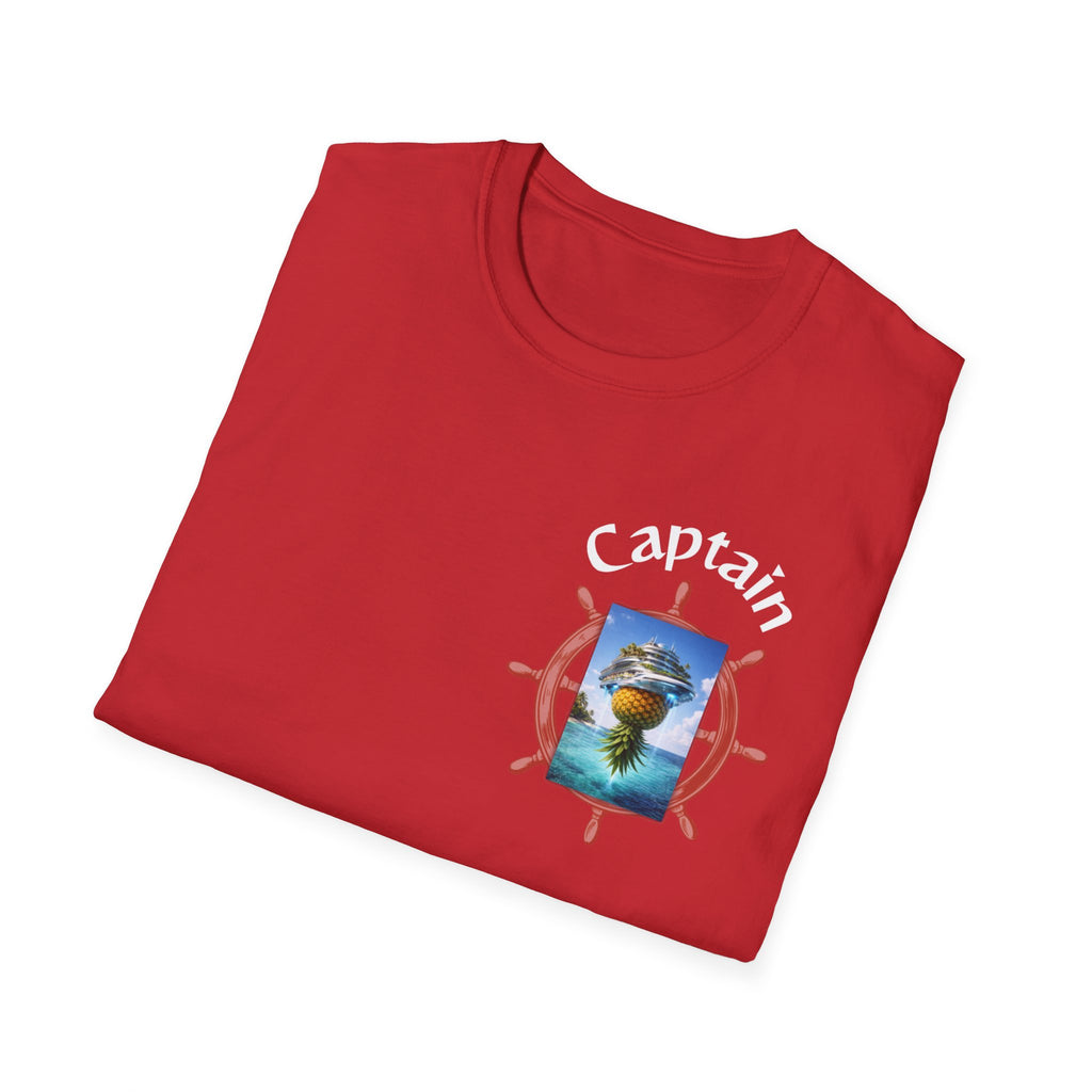Futuristic Captain Pineapple Cruise T-Shirt