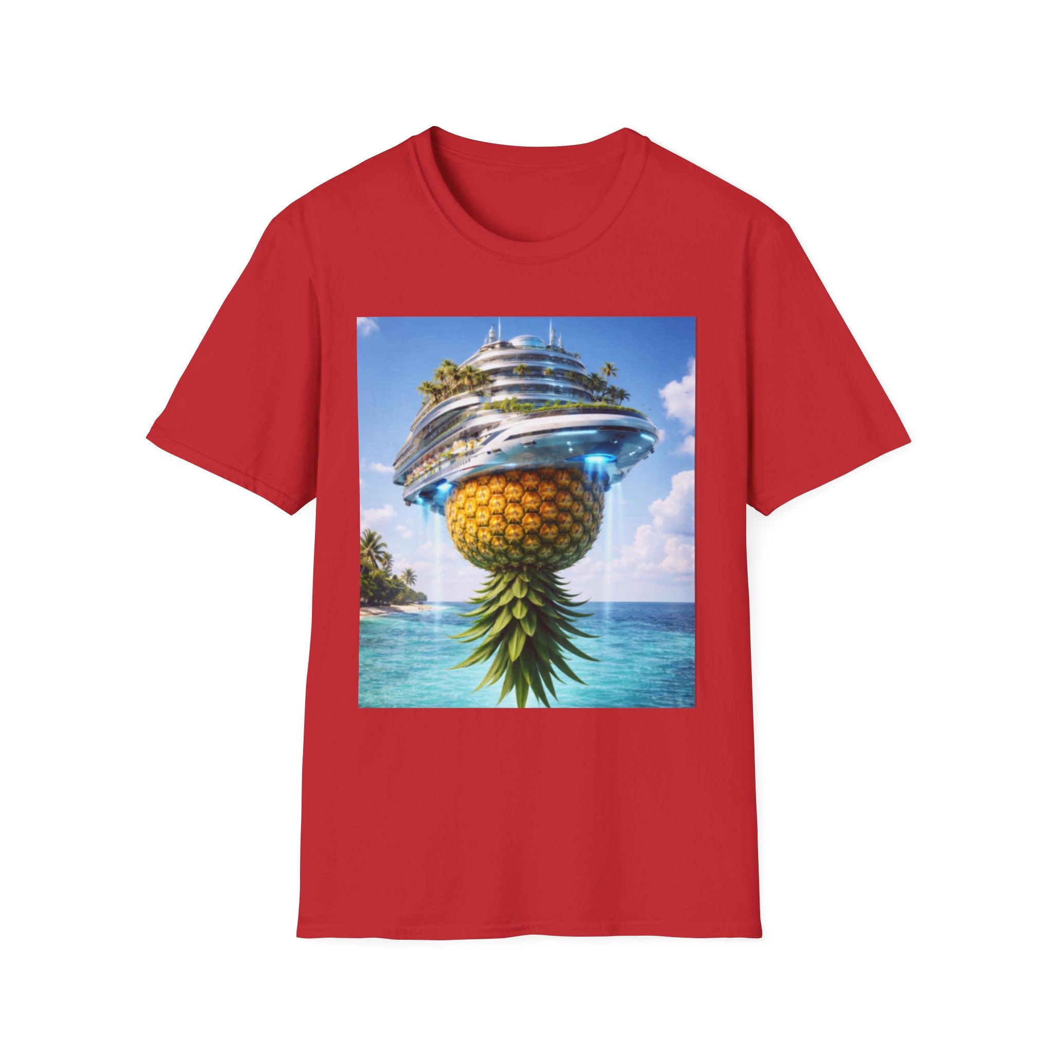 Futuristic Pineapple Cruise T-Shirt — Fun Exclusive Cruise Tee