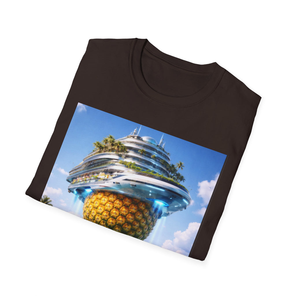 Futuristic Pineapple Cruise T-Shirt — Fun Exclusive Cruise Tee
