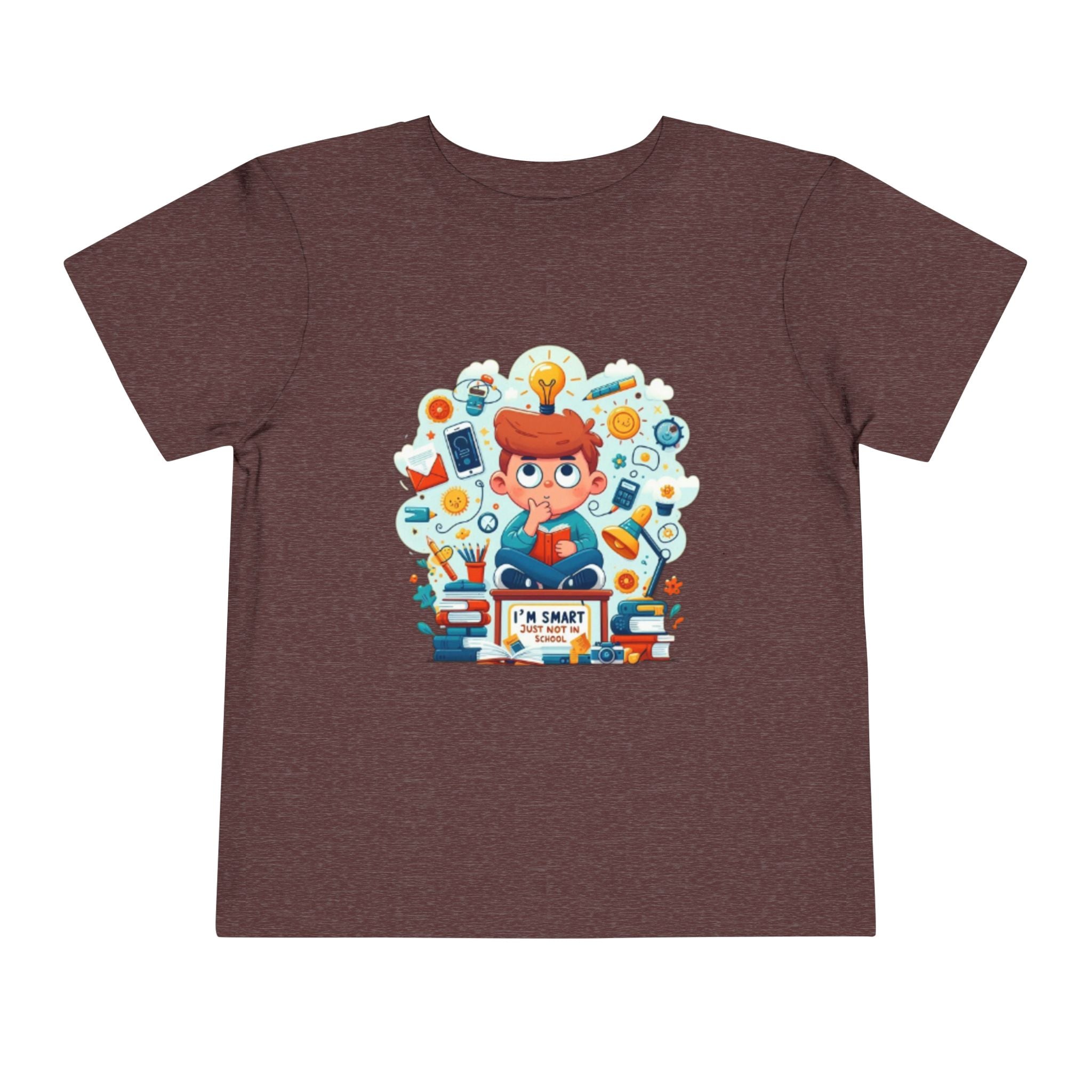Smart Kid Toddler Tee — "I’m Smart" Back-to-School Shirt