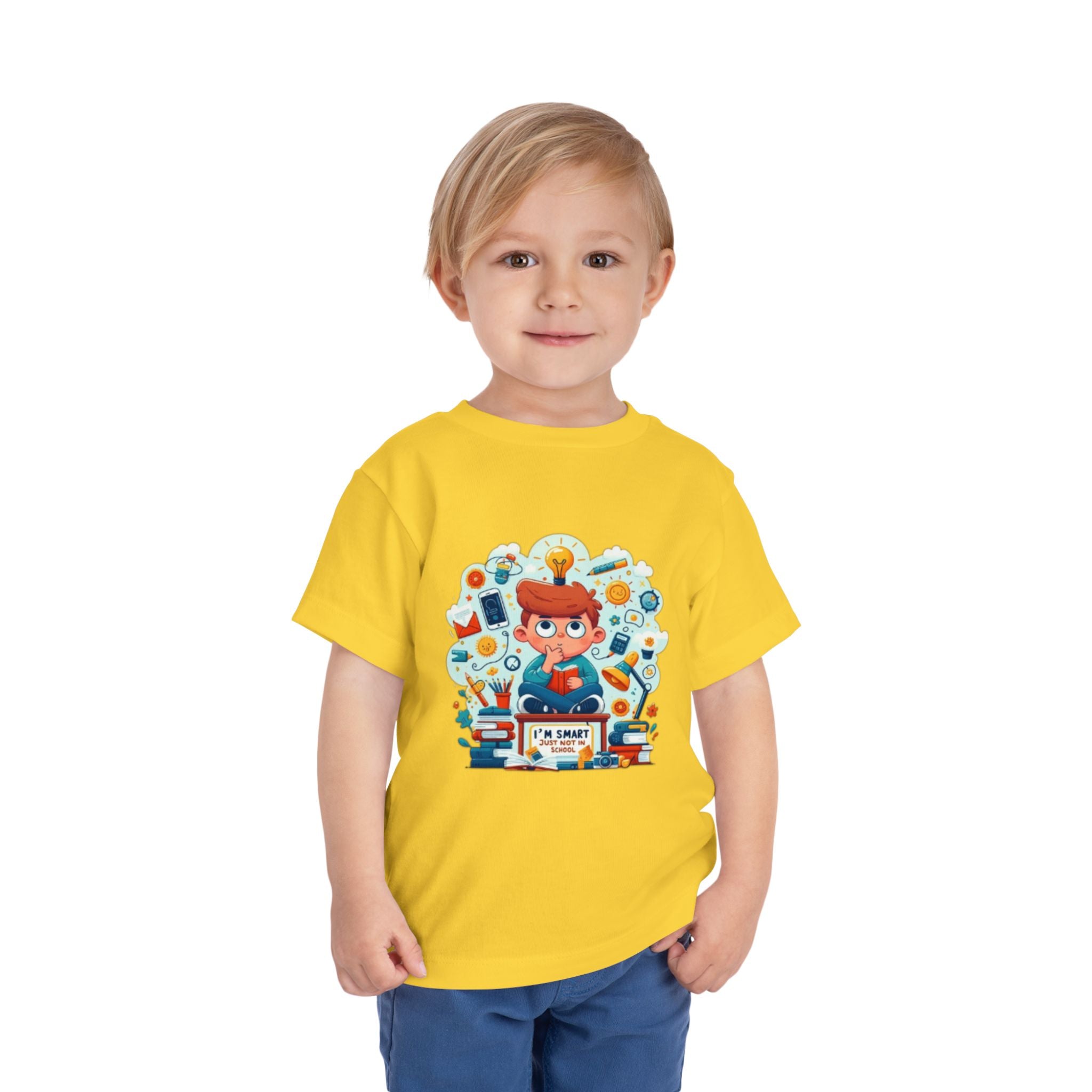 Smart Kid Toddler Tee — "I’m Smart" Back-to-School Shirt