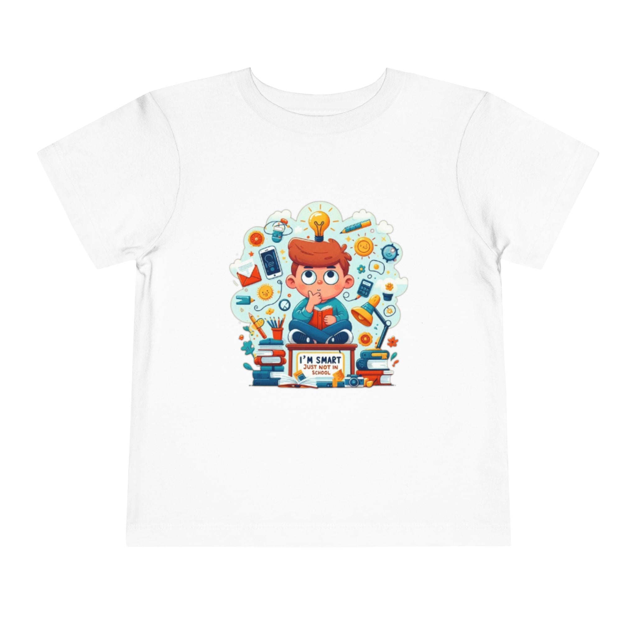 Smart Kid Toddler Tee — "I’m Smart" Back-to-School Shirt