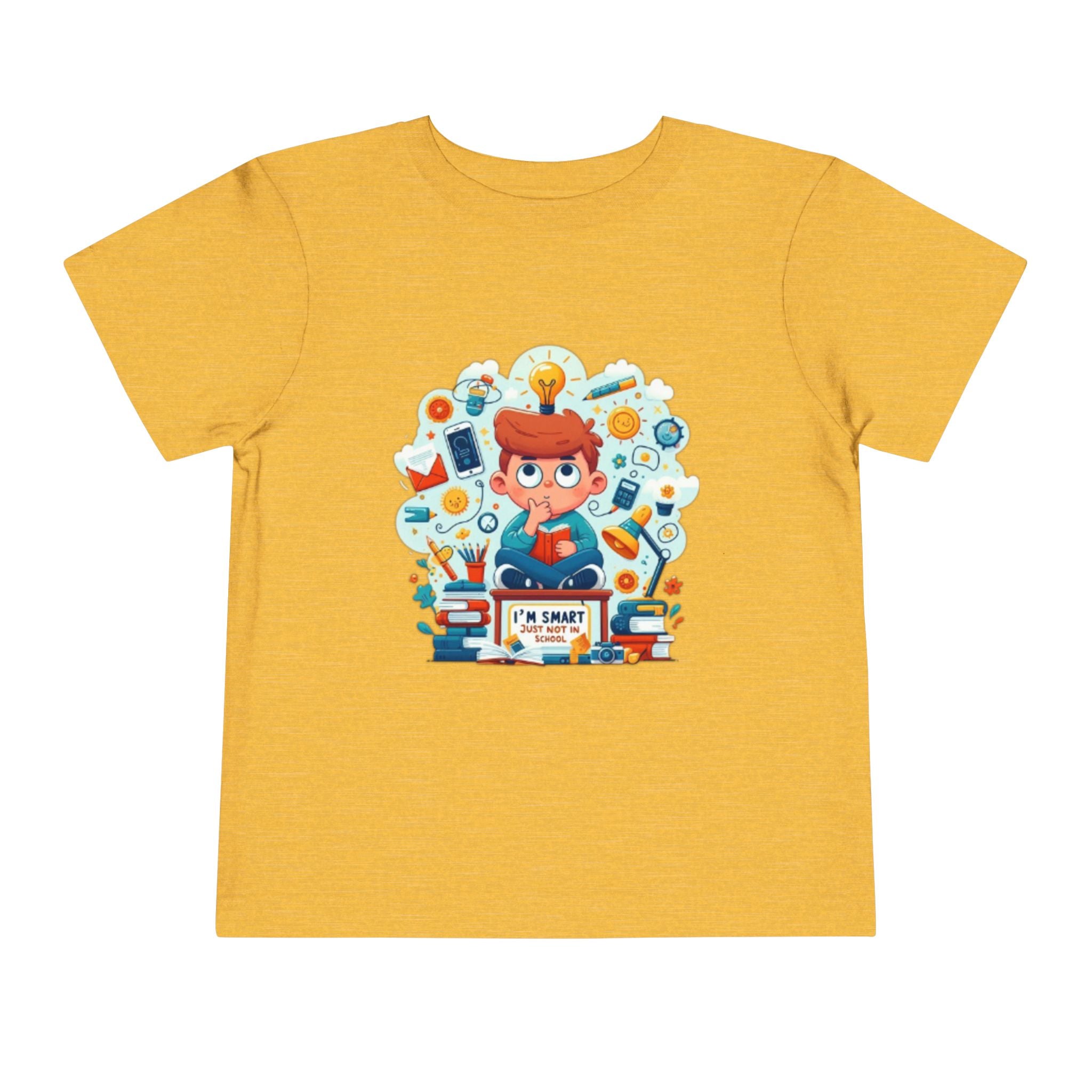 Smart Kid Toddler Tee — "I’m Smart" Back-to-School Shirt