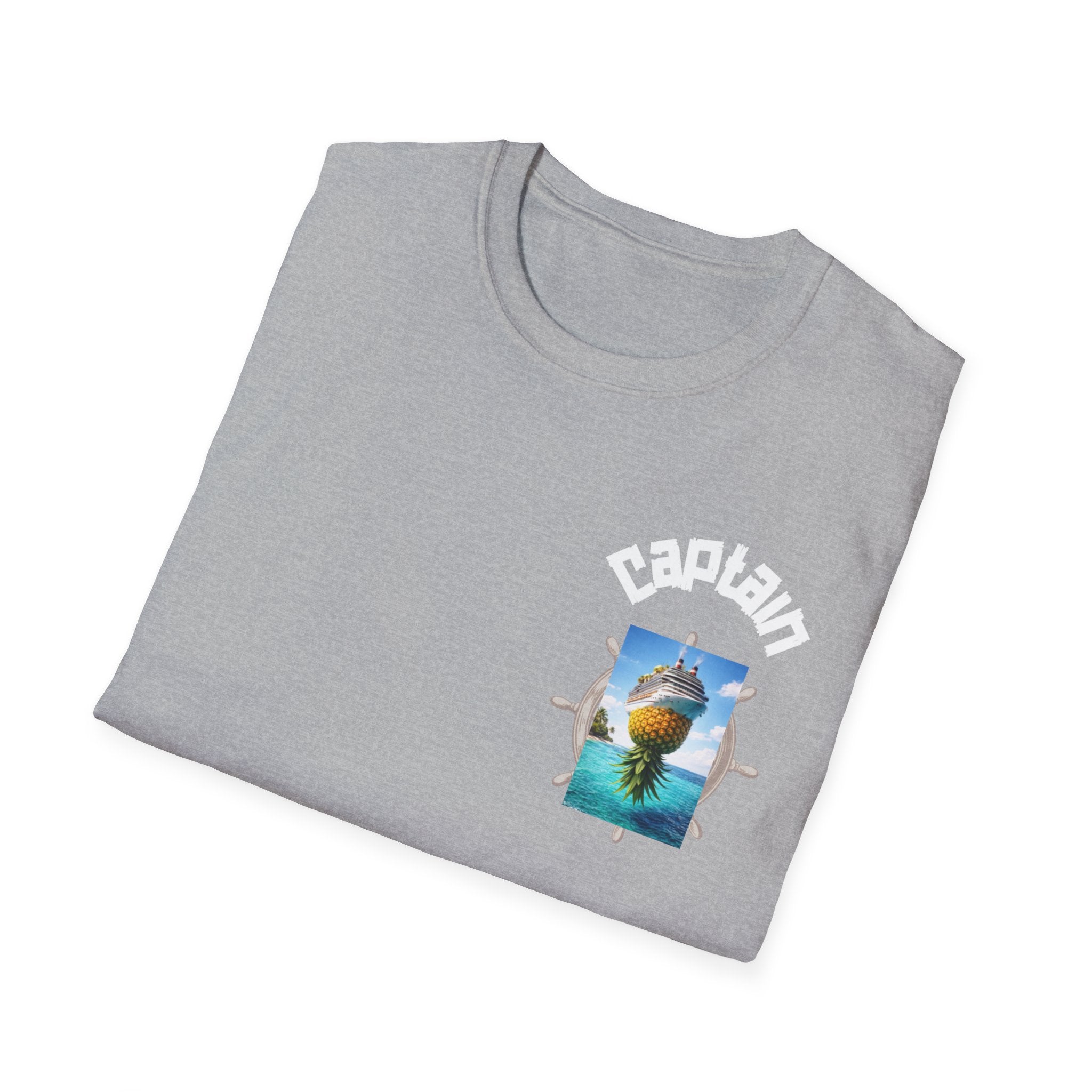 OG Captain Pineapple Beach T-Shirt — Tropical Nautical Graphic Tee
