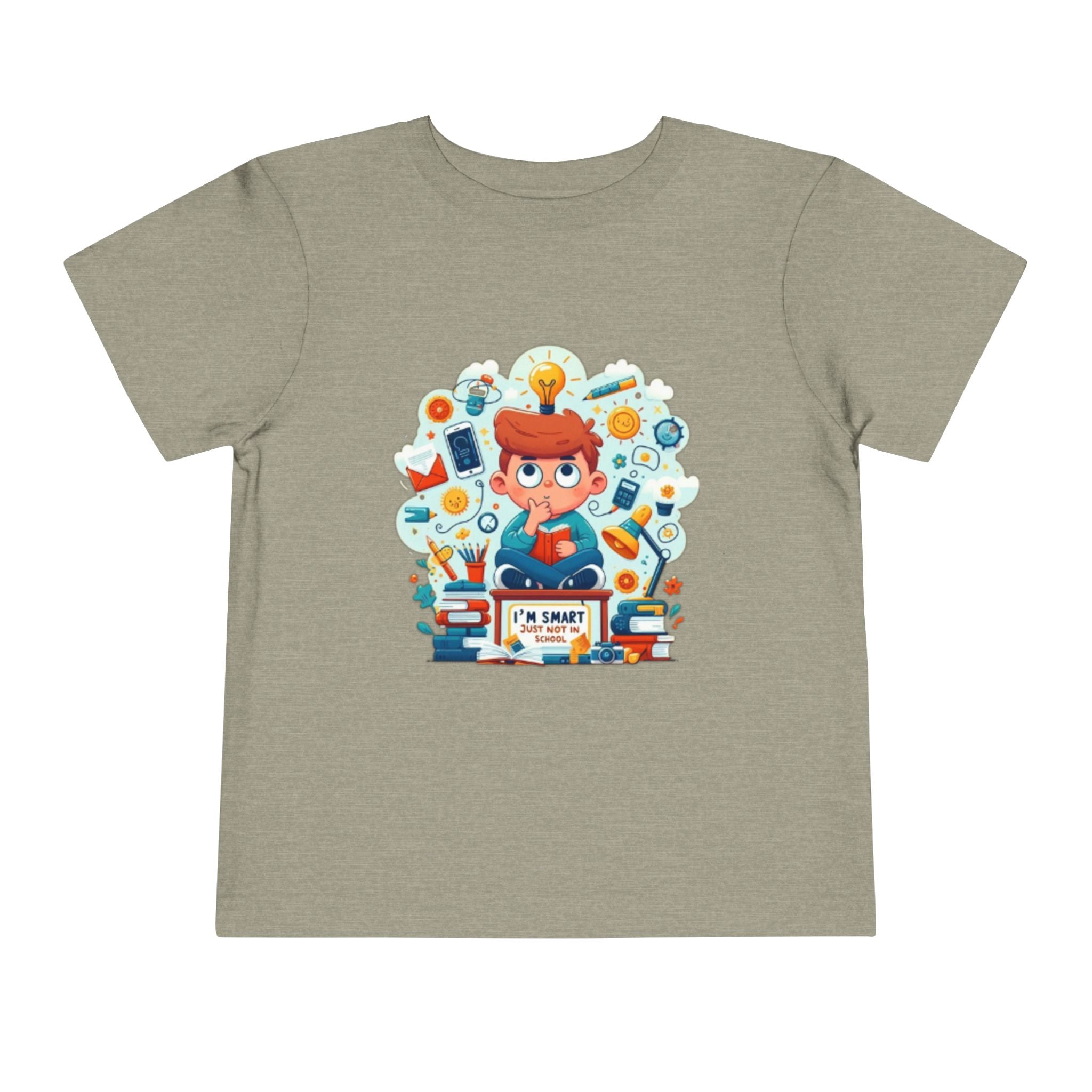 Smart Kid Toddler Tee — "I’m Smart" Back-to-School Shirt